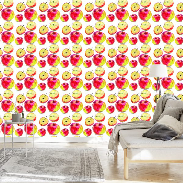 Behang Appels Fruit Voor Eetkeuken - Afbeelding 3