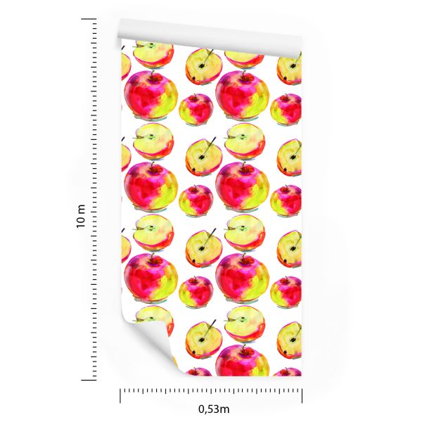 Behang Appels Fruit Voor Eetkeuken - Afbeelding 8