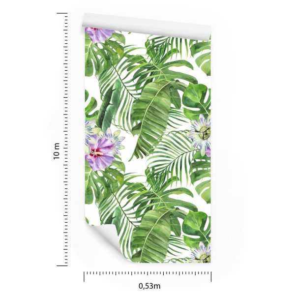 Behang Modieuze Bladeren - Afbeelding 8