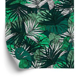 Behang Palm Banaan Monstera Bladeren