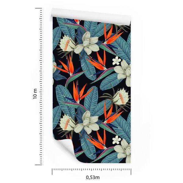 Behang Kleurrijke Hemelse Bloemen - Afbeelding 8