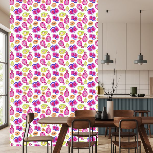 Behang Kleurrijk Fruit Voor Eetkeuken - Afbeelding 4