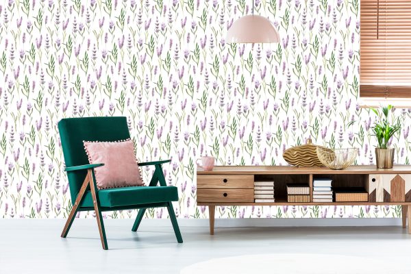 Behang Lavendel - Afbeelding 6