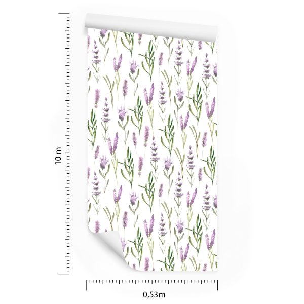 Behang Lavendel - Afbeelding 8