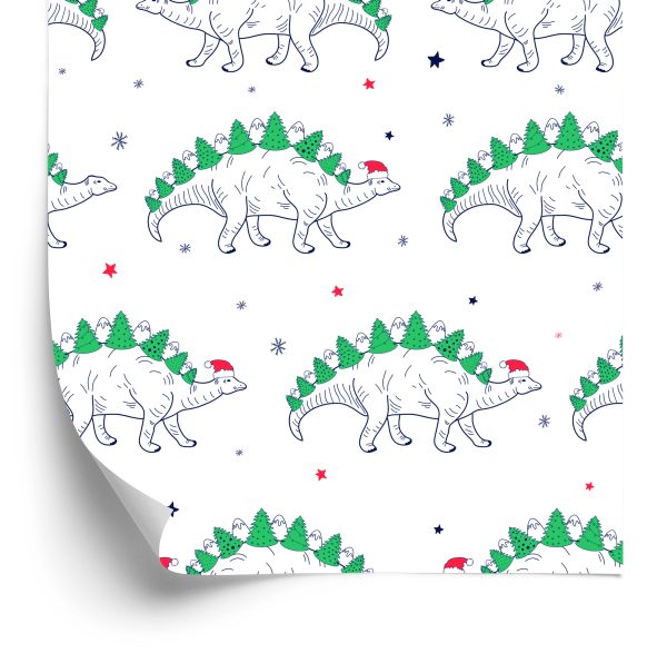 Behang Boomdinosaurussen Voor De Babykamer
