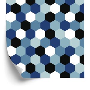Behang Geometrische Jeugdkamer Voor Een Jongen