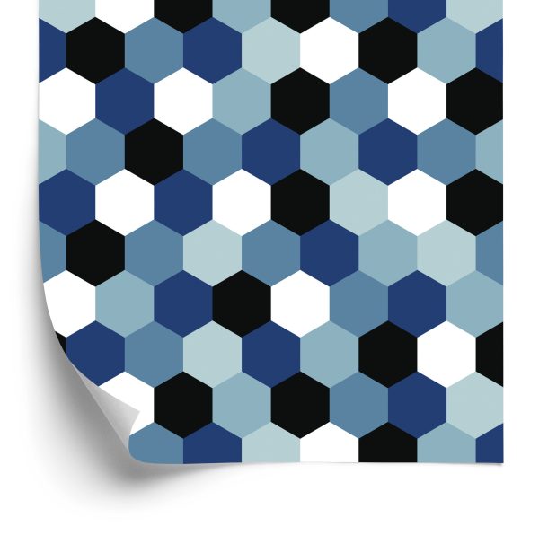 Behang Geometrische Jeugdkamer Voor Een Jongen