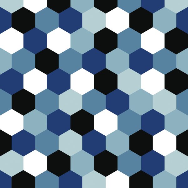 Behang Geometrische Jeugdkamer Voor Een Jongen - Afbeelding 2