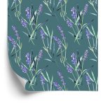 Behang Lavendel