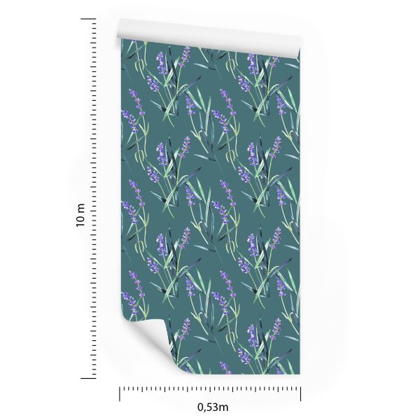 Behang Lavendel - Afbeelding 8