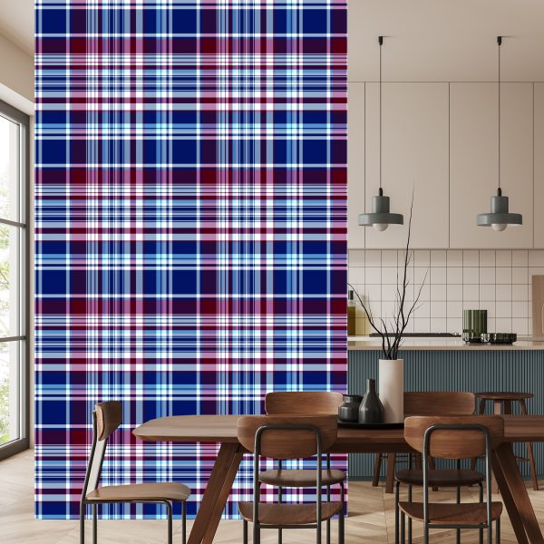 Behang Moderne Geometrische Plaid Voor Woonkamer - Afbeelding 4
