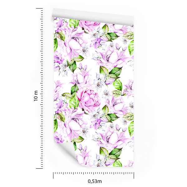Behang Pastel Rozen - Afbeelding 8
