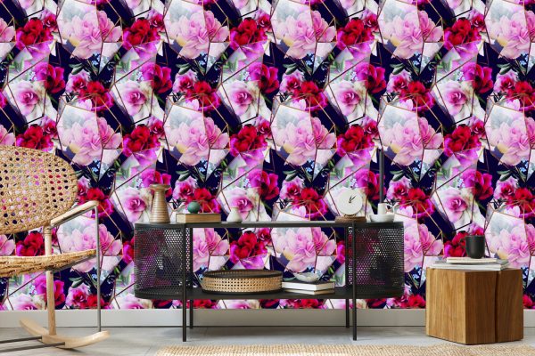 Behang Rozen In Een Moderne Editie - Afbeelding 5