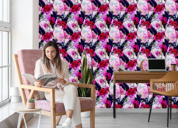 Behang Rozen In Een Moderne Editie - Afbeelding 7