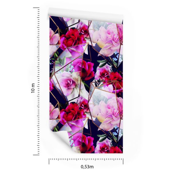 Behang Rozen In Een Moderne Editie - Afbeelding 8