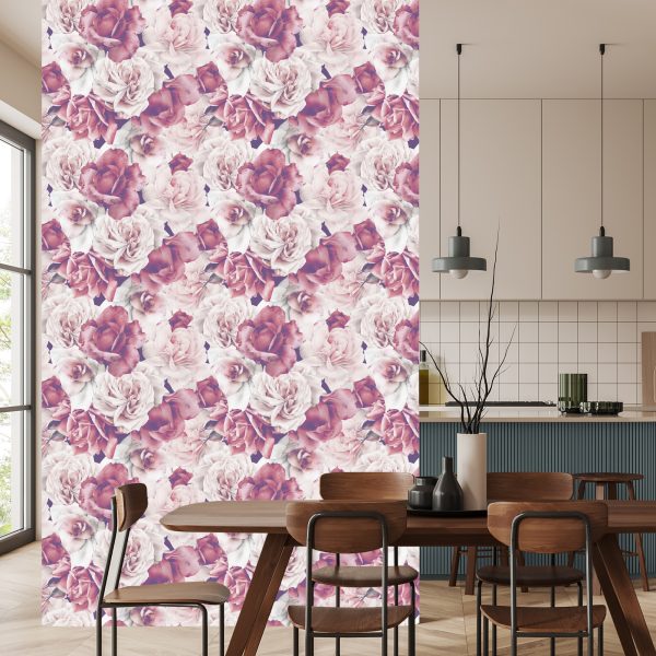 Behang Engelse Rozen - Afbeelding 4