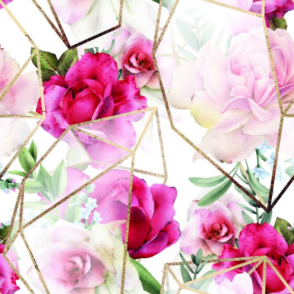 Behang Rozen In Een Moderne Compositie - Afbeelding 2