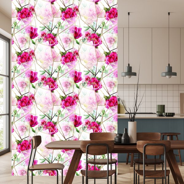 Behang Rozen In Een Moderne Compositie - Afbeelding 4