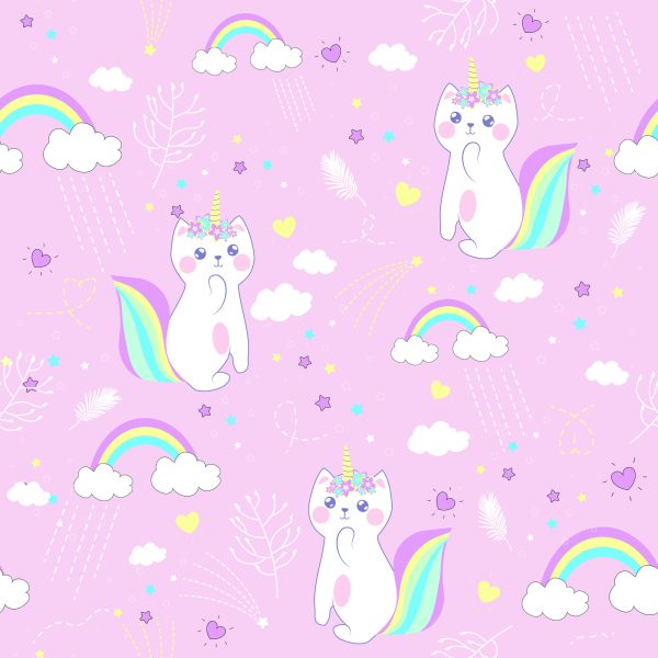 Behang Voor Kinderen - Kleine Katten - Afbeelding 2
