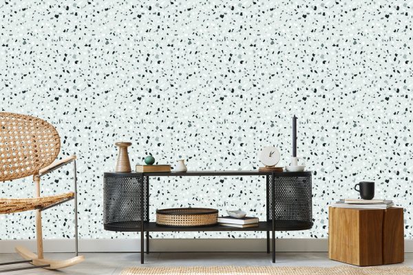 Behang Beton - Terrazzo - Afbeelding 5