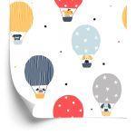 Behang Honden In Ballonnen