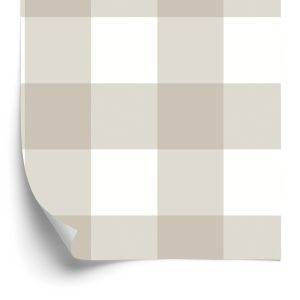 Behang Geometrische Optische Plaid Voor Woonkamer