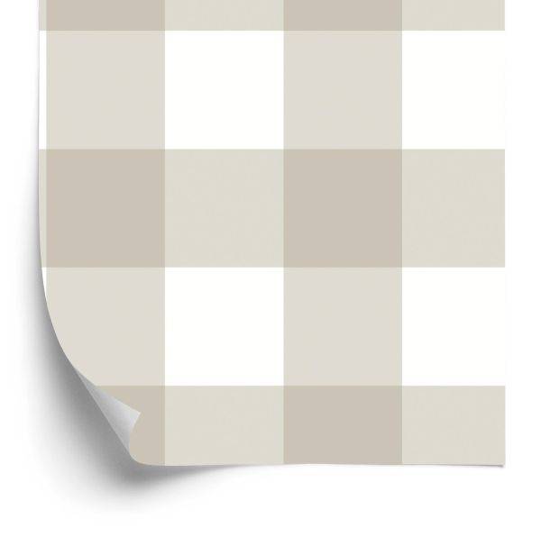 Behang Geometrische Optische Plaid Voor Woonkamer