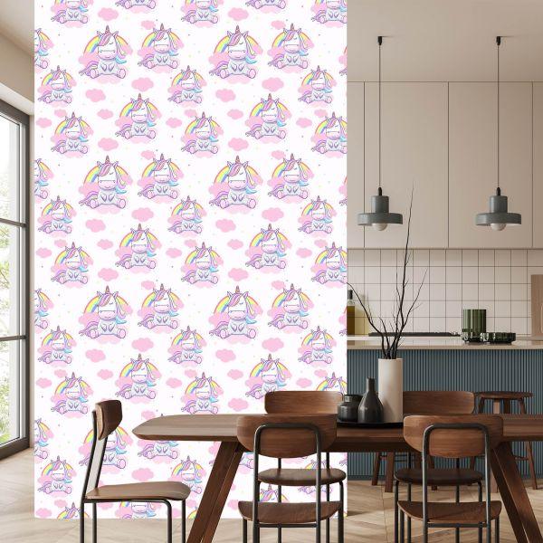 Behang Regenboog Kleurrijke Sterren - Afbeelding 4