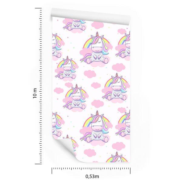 Behang Regenboog Kleurrijke Sterren - Afbeelding 8