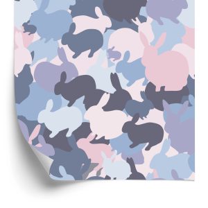 Behang Konijnen Van Verschillende Kleuren