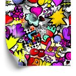Behang Graffiti Met Kersen