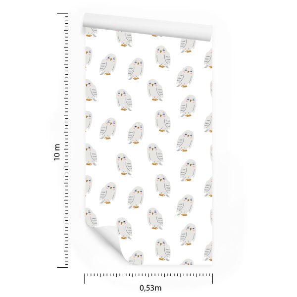 Behang Gevoelige Uilen - Afbeelding 8