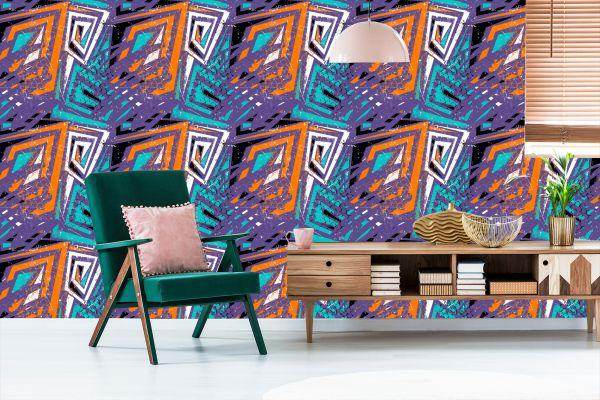 Behang Moderne Graffiti-Tekeningen - Afbeelding 6