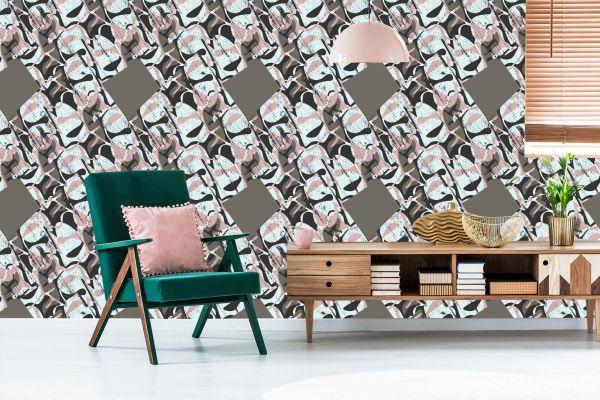 Behang Trendy Graffiti-Tekeningen - Afbeelding 6