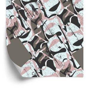 Behang Trendy Graffiti-Tekeningen