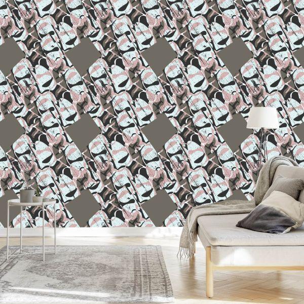 Behang Trendy Graffiti-Tekeningen - Afbeelding 3