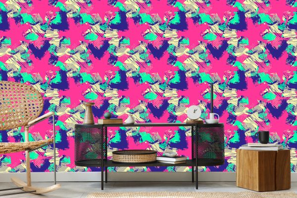 Behang Rafelige Graffiti - Afbeelding 5