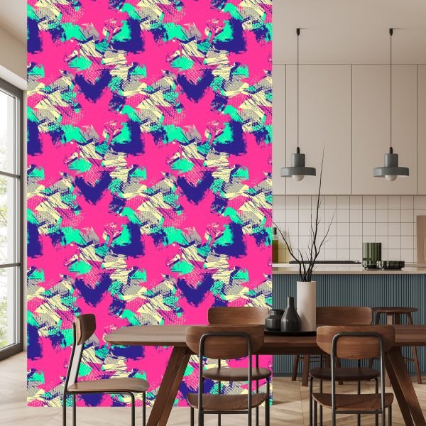 Behang Rafelige Graffiti - Afbeelding 4