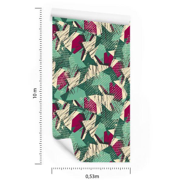 Behang Groene Graffiti - Afbeelding 8
