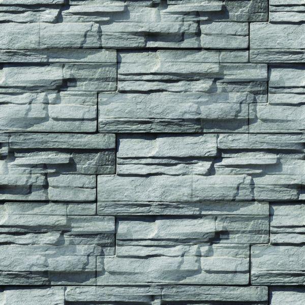 Behang Leisteen In Grijstinten - 3D-Effect - Afbeelding 2