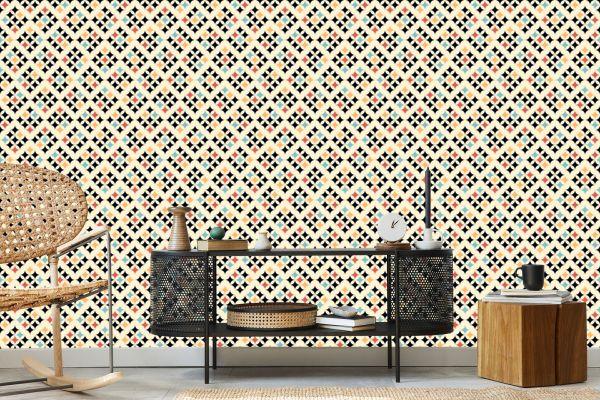 Behang Retro Patronen - Afbeelding 5