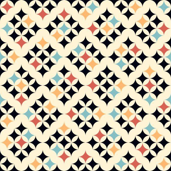 Behang Retro Patronen - Afbeelding 2