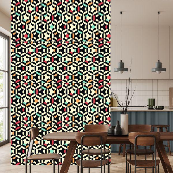 Behang Geometrische Abstractie - Afbeelding 4