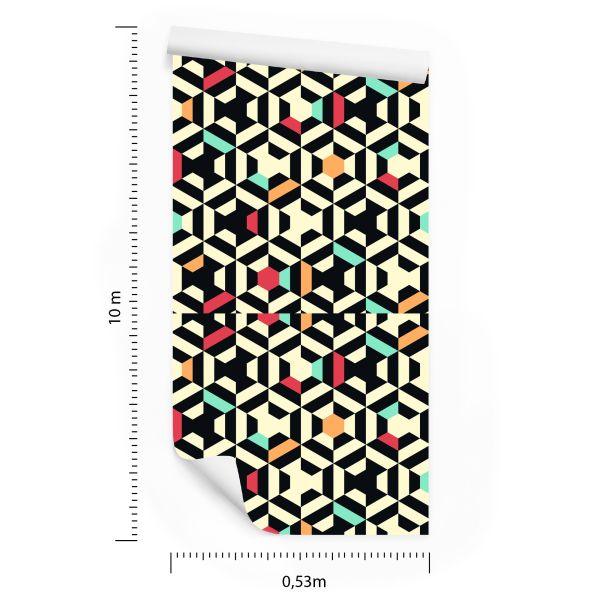 Behang Geometrische Abstractie - Afbeelding 8