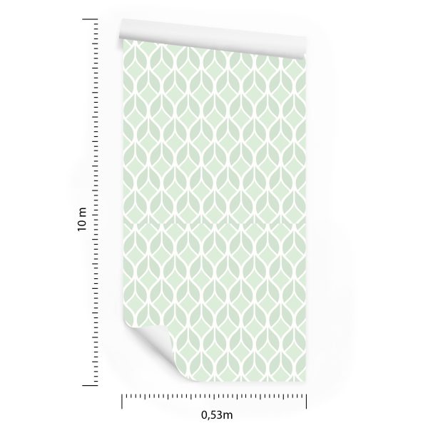 Behang Geometrische Bladeren - Afbeelding 8