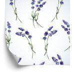 Behang Lavendel Bloemen