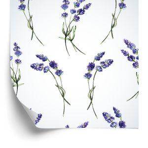 Behang Lavendel Bloemen