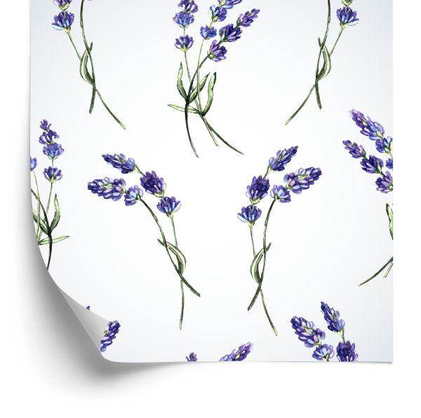 Behang Lavendel Bloemen