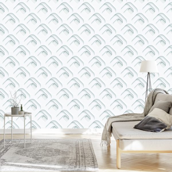 Behang Modern Optisch 3D-Effect Voor De Slaapkamer - Afbeelding 3