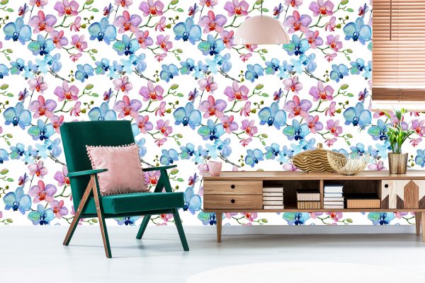 Behang Voor Salon Orchidee Bloemen Natuur Orchideeën - Afbeelding 6